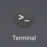 icono aplicacion terminal consola de comandos linux chrome os chromebook