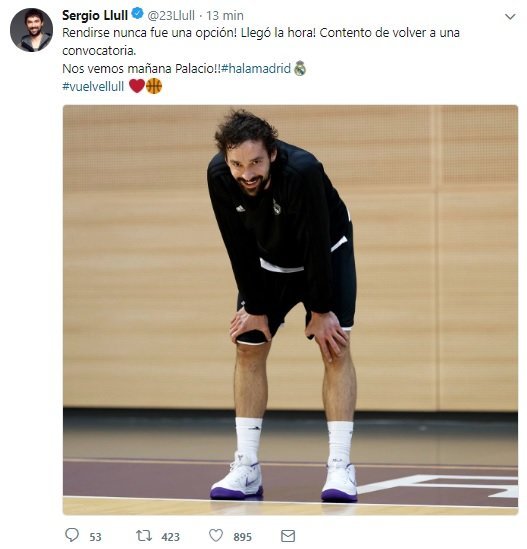 Tuit Sergio Llull
