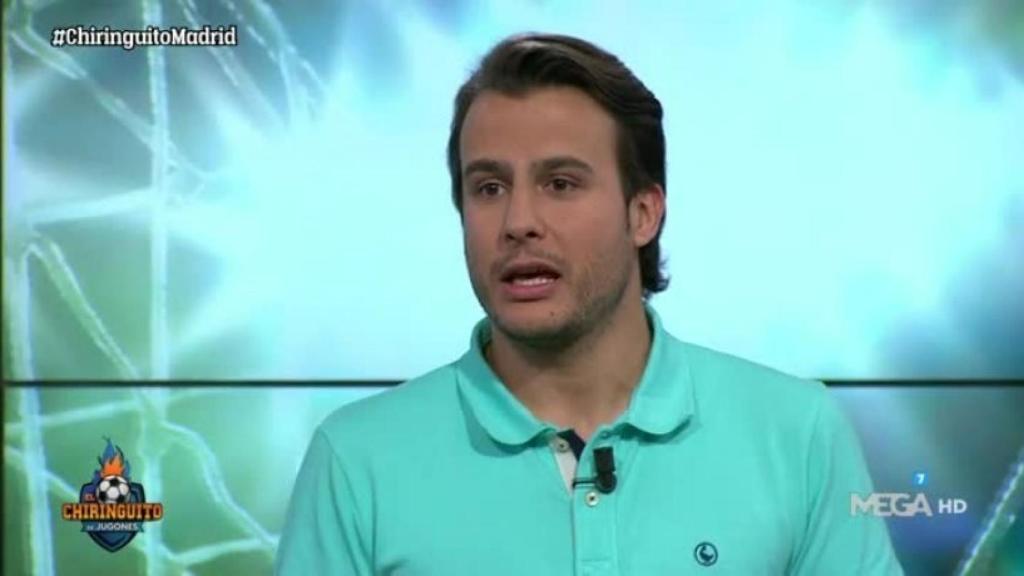Juanfe en El Chiringuito. Foto: Twitter (@ElChiringuitotv).