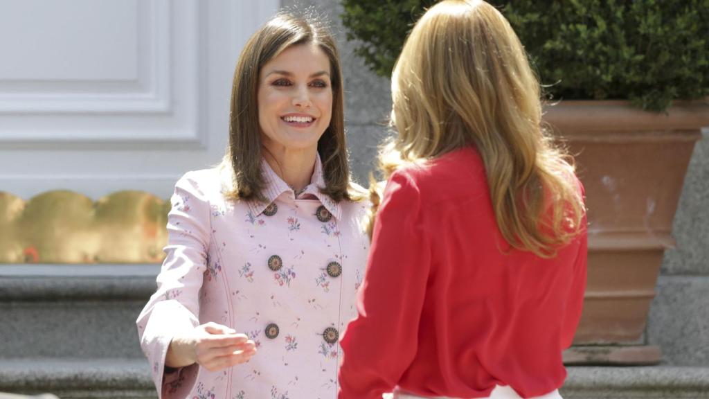 Letizia y Angélica Rivera en Madrid