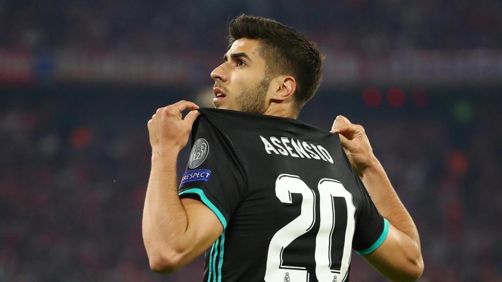Marco Asensio anotó el 1-2 del Real Madrid en Múnich.