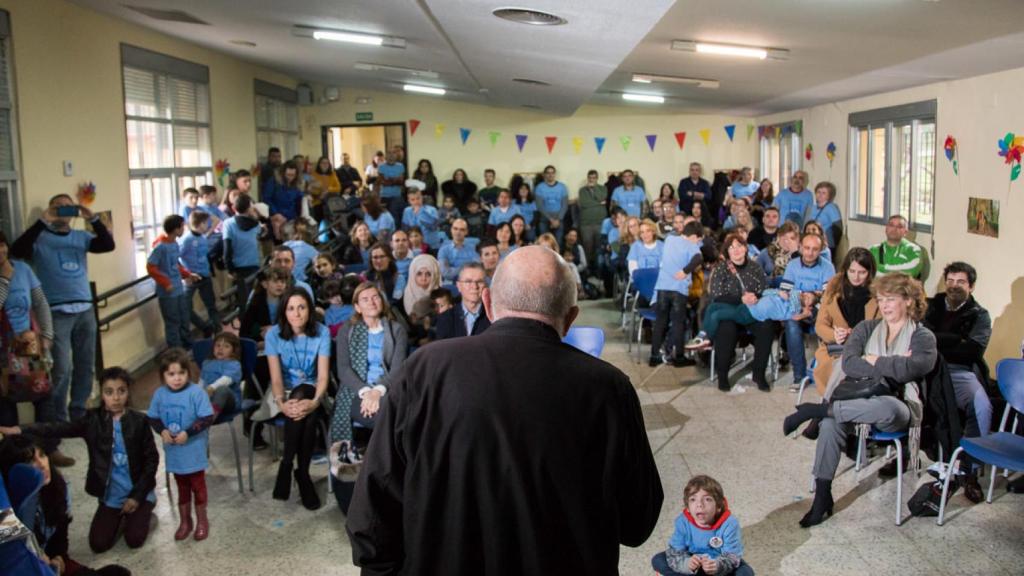 Gerardo Prieto durante un momento de su despedida.