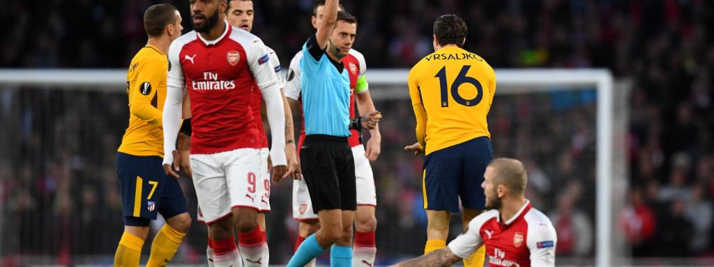 Koke en uno de los últimos partidos del Atlético.