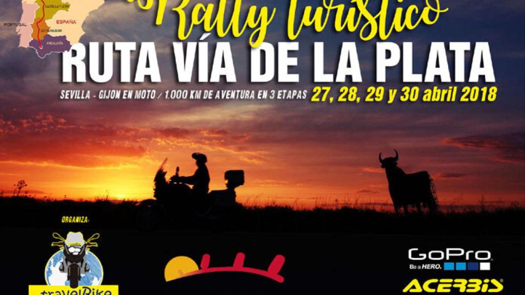 zamora cartel rally ruta plata motos