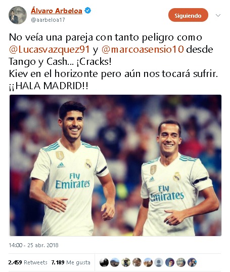 Tuit de Arbeloa