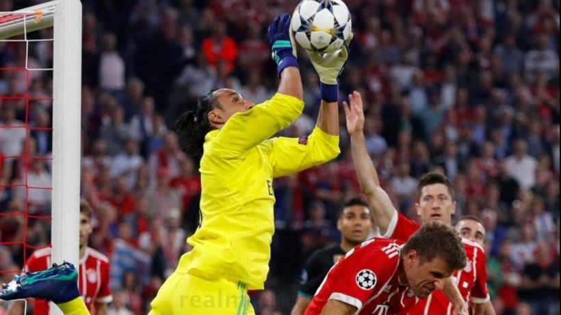 Parada de Keylor en el Allianz Arena