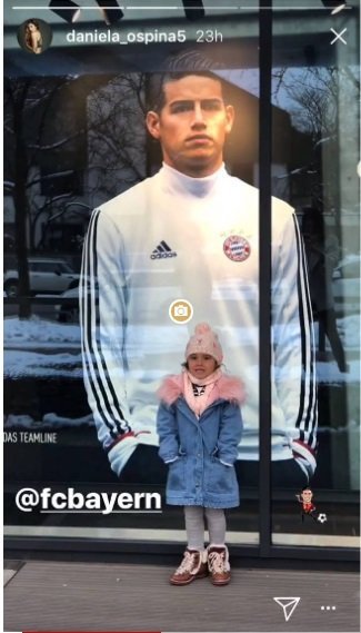 Daniela Ospina, una aficionada más del Bayern por 'culpa' de James