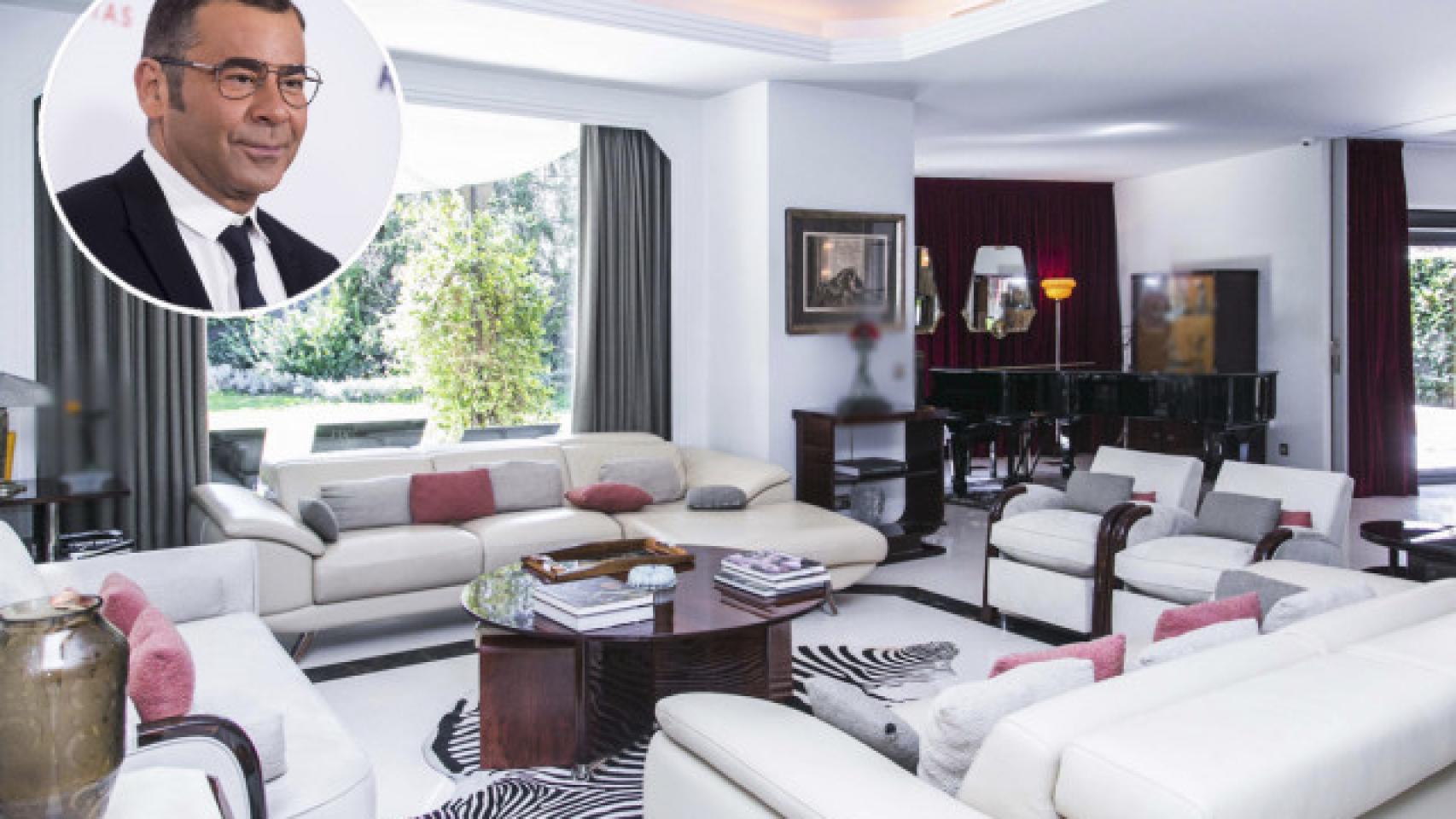 Vista de la sala de estar del presentador.