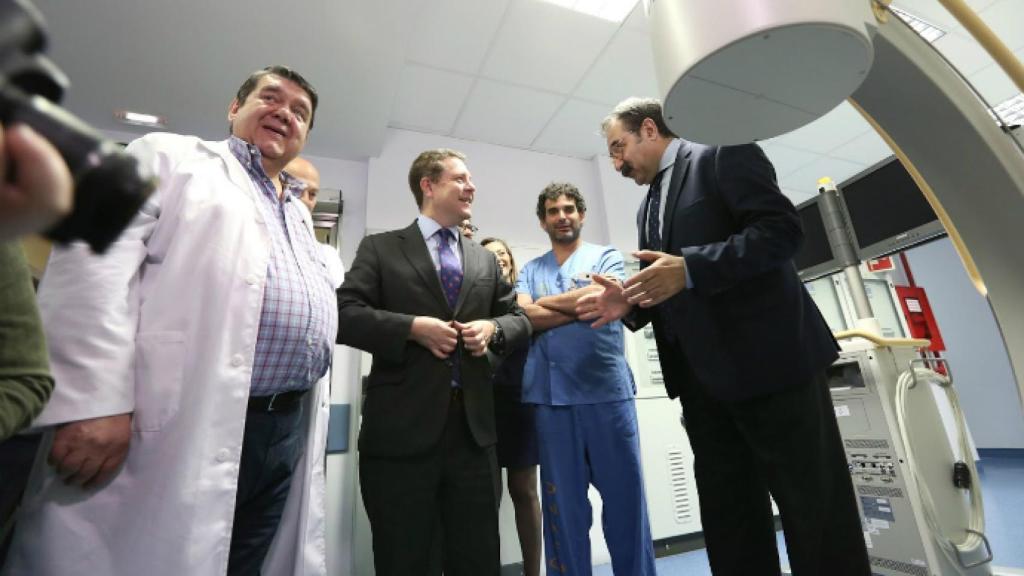 Imagen de la visita al Hospital Virgen de la Salud. Foto: Óscar Huertas