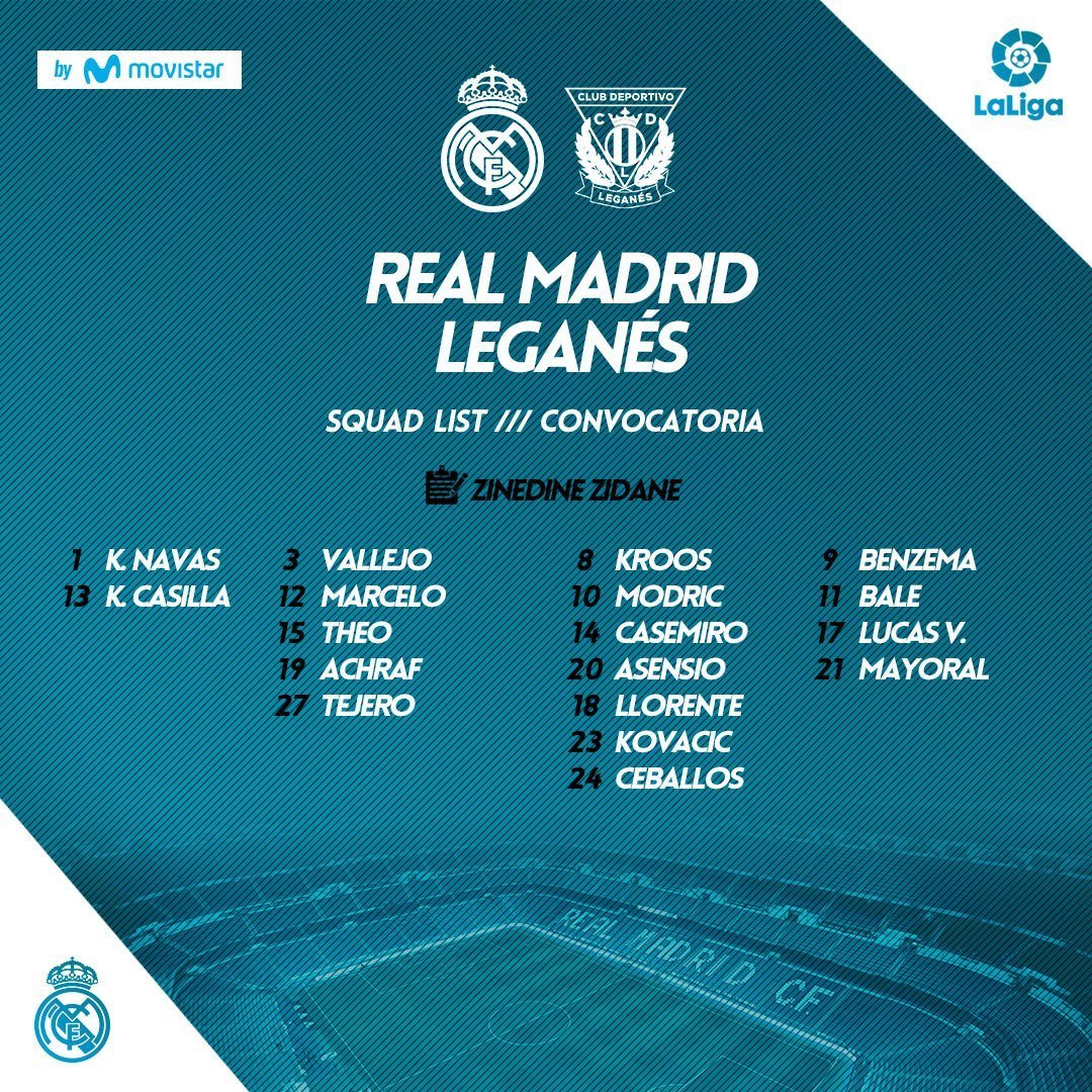 Cristiano y Ramos, fuera de la convocatoria ante el Leganés