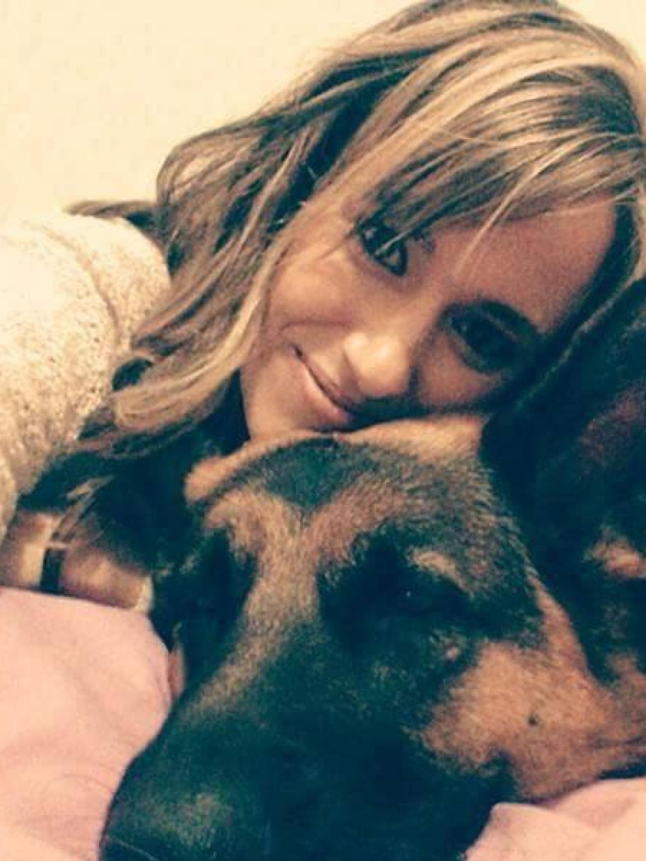 Marta Montero, antes de perder la memoria de una paliza de su exnovio.