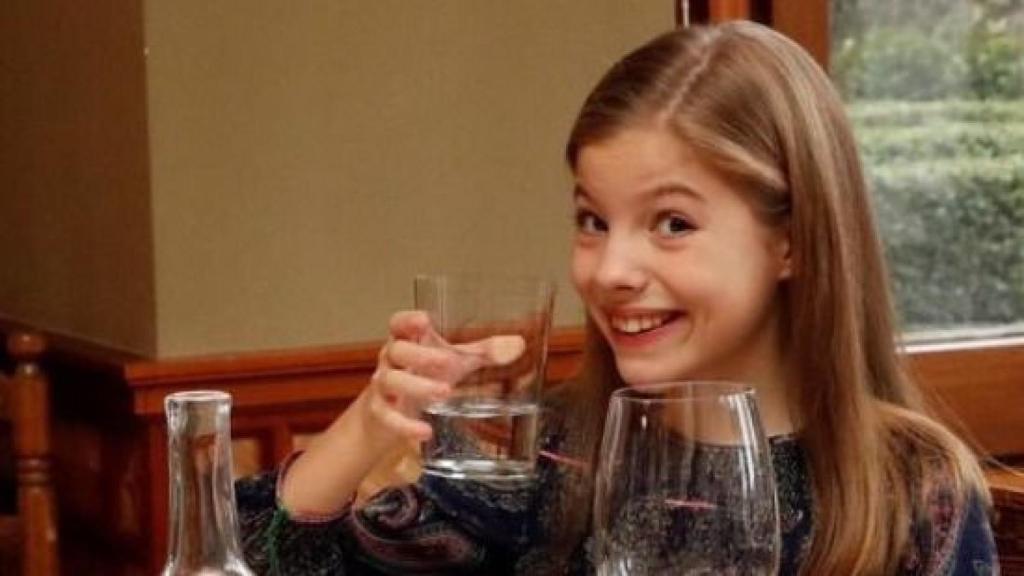 La infanta Sofía en el vídeo que publicó recientemente Casa Real.