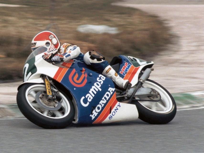 Sito Pons se vio mermado por una caída en Jerez 87.