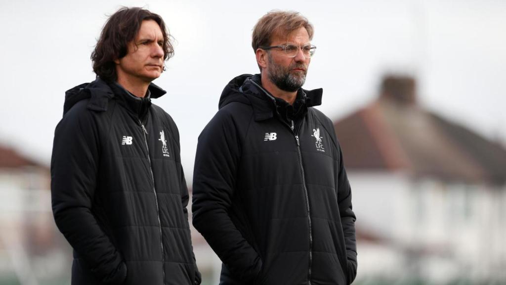 Zeljko Buvac, a la izquierda, junto a Jürgen Klopp.