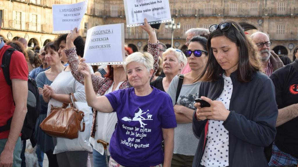 manifestacion manada salamanca