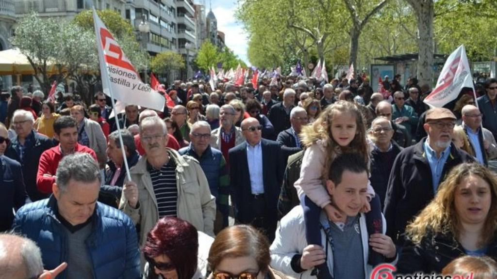 manifestacion 1 mayor trabajo valladolid 2018 7