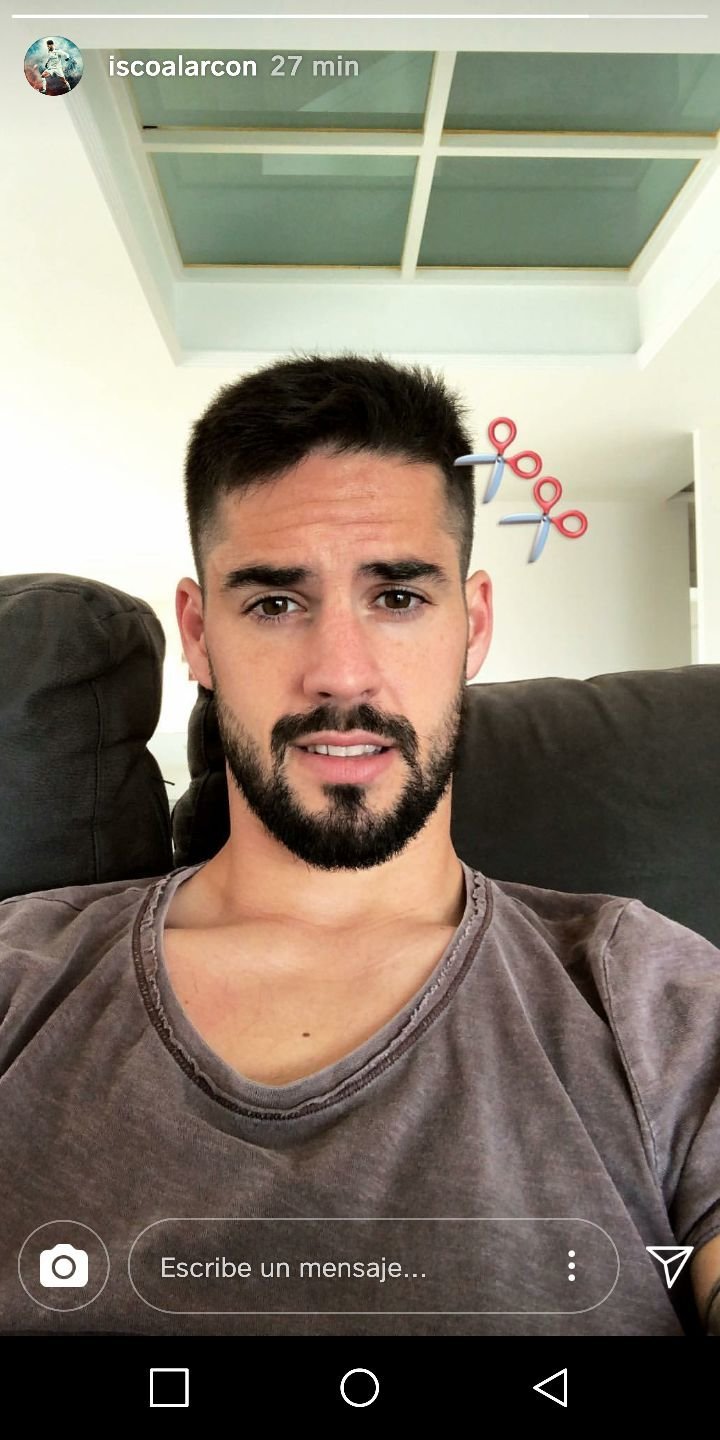 El sorprendente cambio de look de Isco antes del partido contra el Bayern
