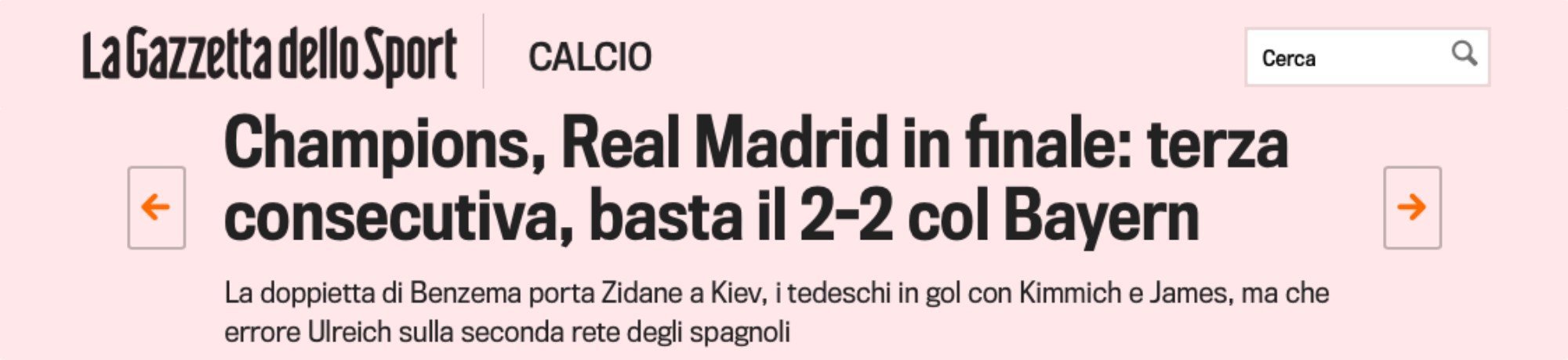 La reacción de la prensa internacional al pase del Madrid a la final de Kiev