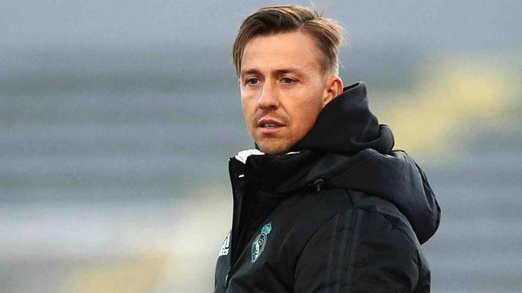 José María Gutiérrez 'Guti', en su etapa como entrenador del filial del Real Madrid