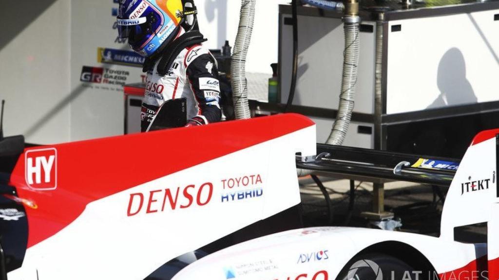 Fernando Alonso, durante la sesión de clasificación de las 6 Horas de Spa.