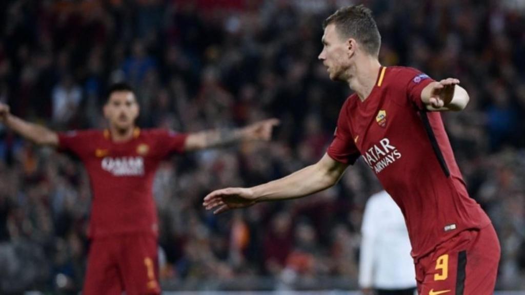 Dzeko. Foto: Twitter (@ChampionsLeague)