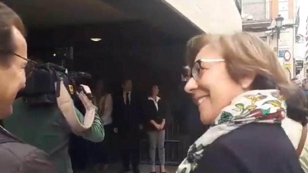 Martínez Castro, en el momento de hacer el comentario.