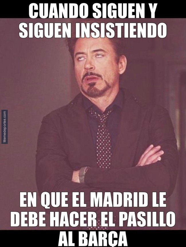 Meme de El Clásico. Foto: memedeportes.com