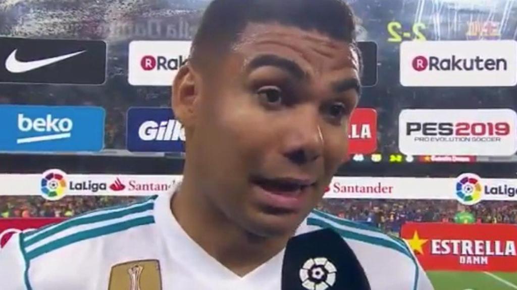Casemiro habla tras el partido