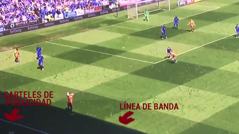 Vídeo | El saque de banda que se volvió viral por una ilusión óptica