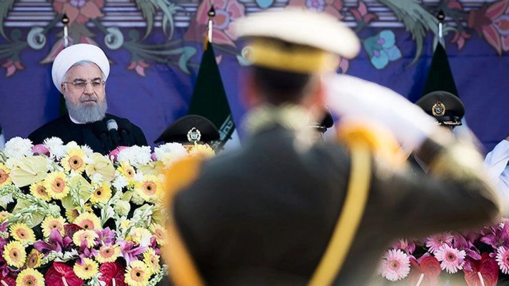 Rohaní, en un acto en Teherán.