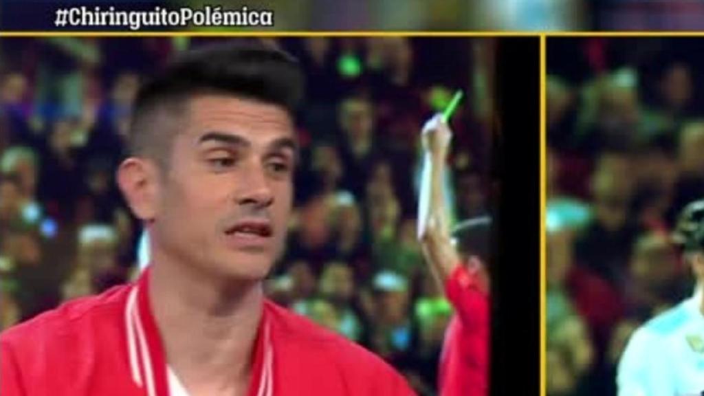 Álvaro Benito, en El Chiringuito. Foto