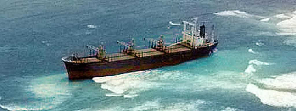 Los restos del Primrose todavía se encuentran en la isla.