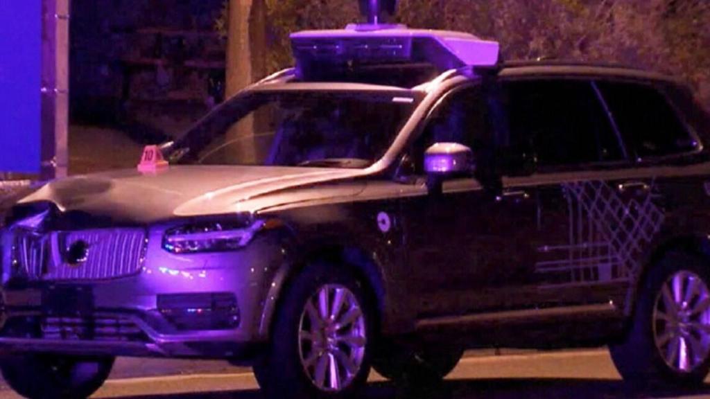 Accidente coche autonomo uber volvo