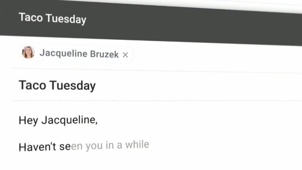 Autocompletado de Gmail.