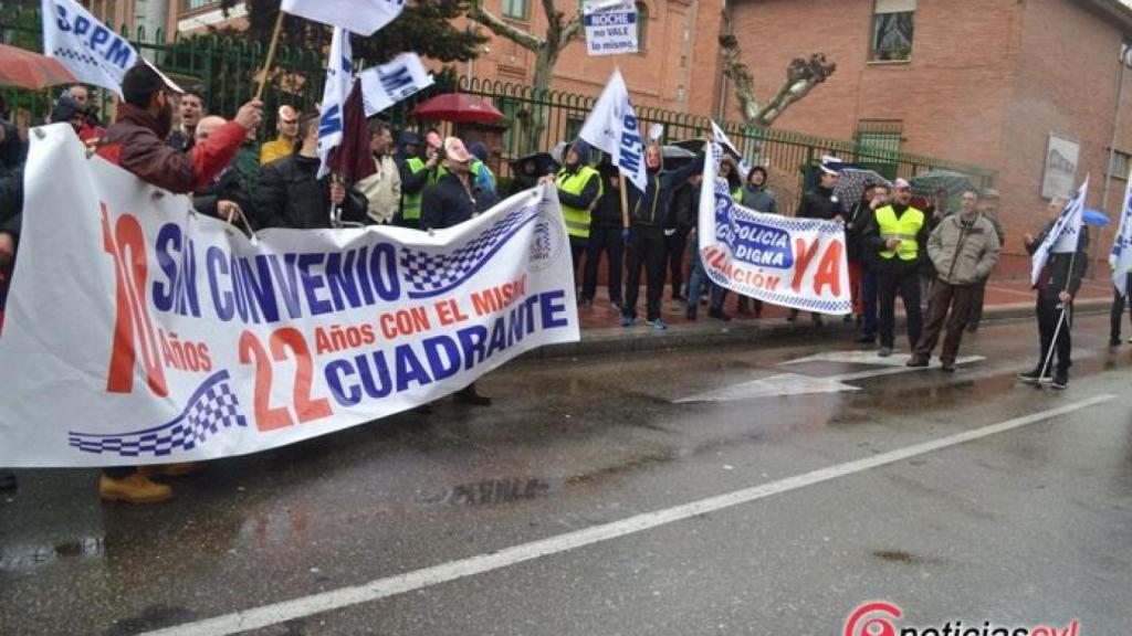 protesta policia municipal valladolid 9