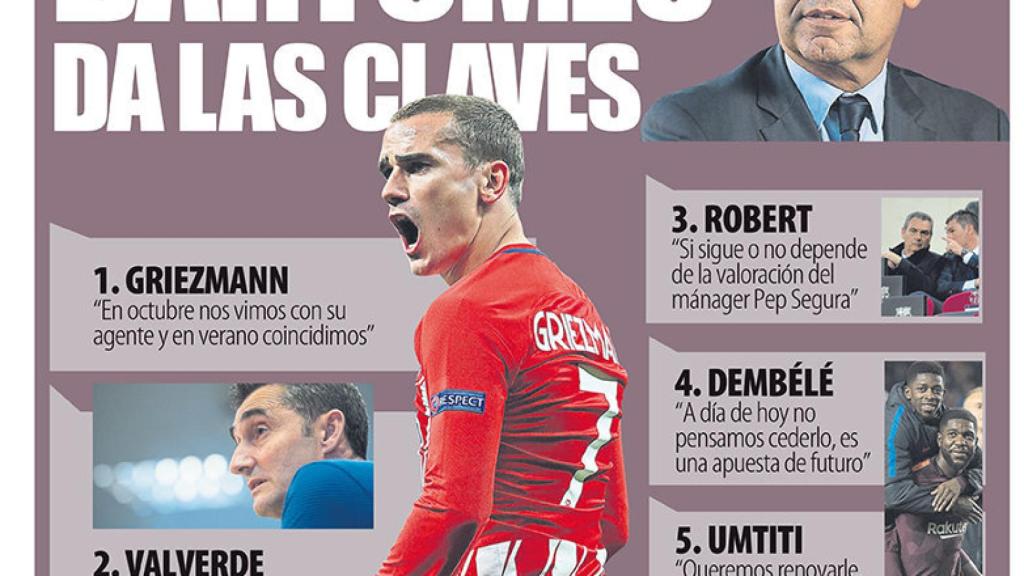 Portada Mundo Deportivo (08/05/18)