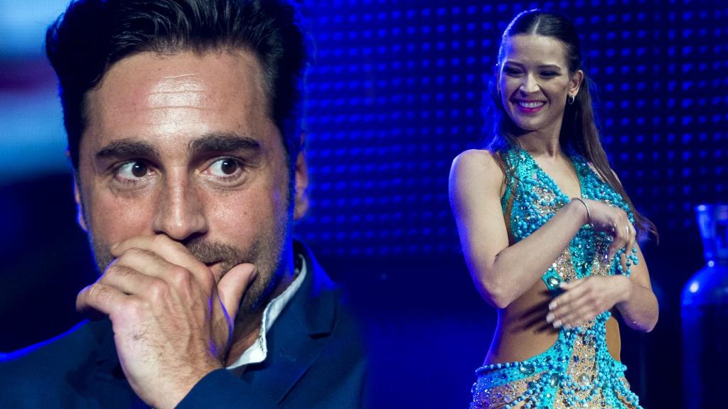 El cantante y la bailarina no dejaron de mirarse.