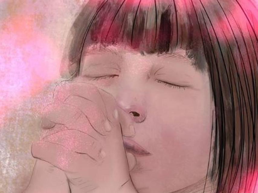 Una de las ilustraciones de Rebeca Khamlichi en su libro Las hijas de Antonio López.