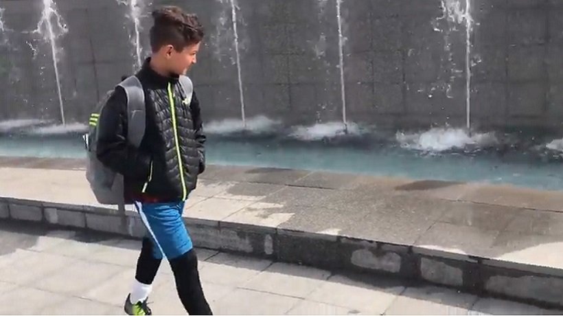 Santino Lozano, en Valdebebas.