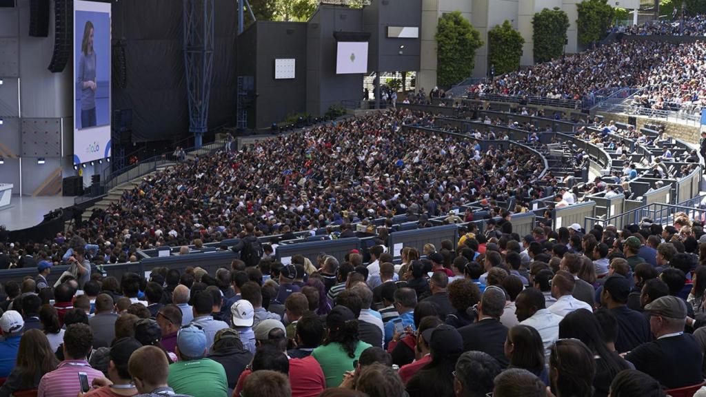 Sesión inaugural de la conferencia Google I/O.