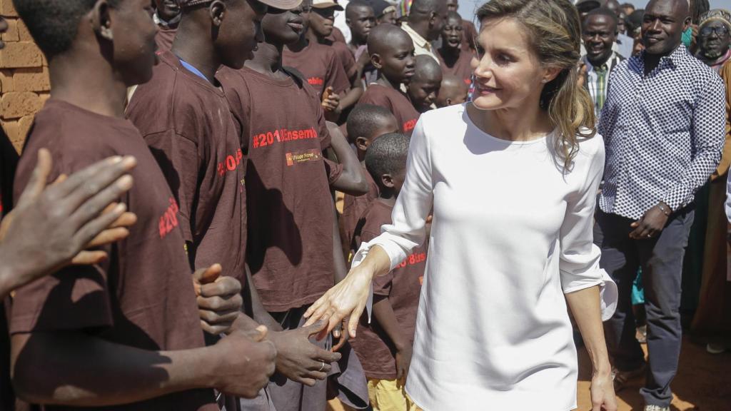 Letizia en Senegal.