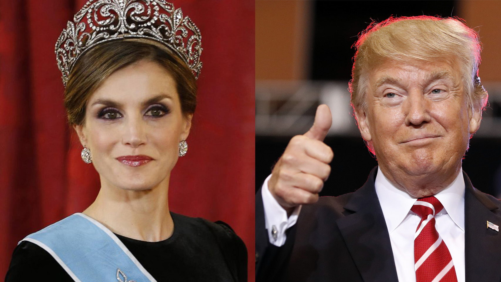 La reina Letizia y Trump pronto se verán las caras.