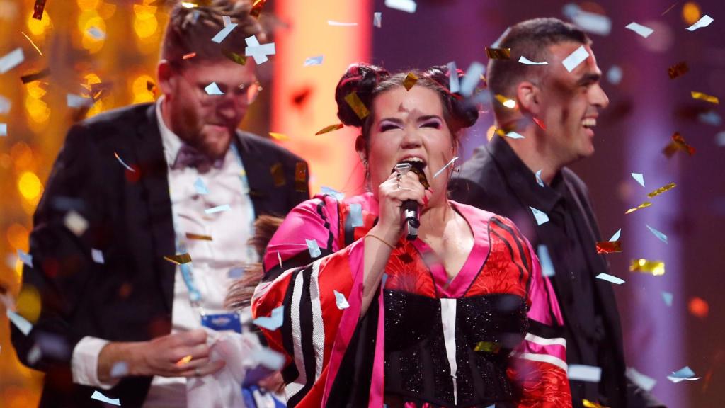 Israel en el momento de su victoria.