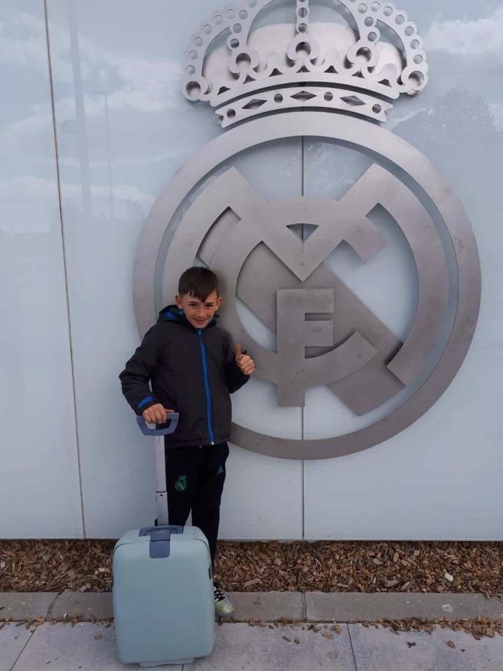 Daniel Marín, el prebenjamín que está a prueba con el Madrid