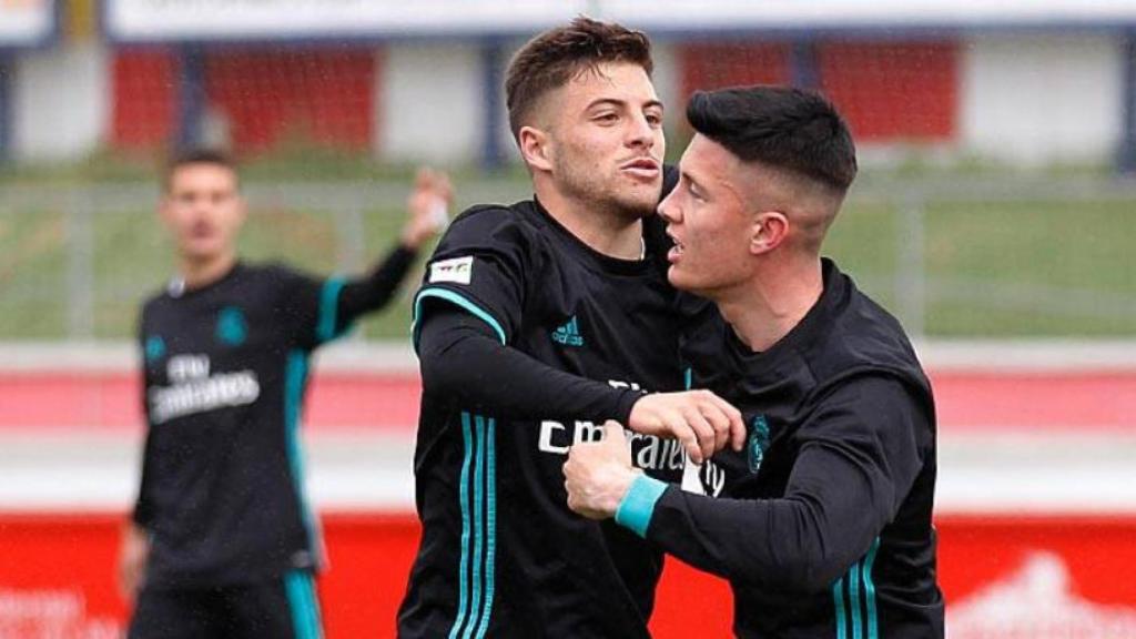 Cristo celeba su gol con Franchu