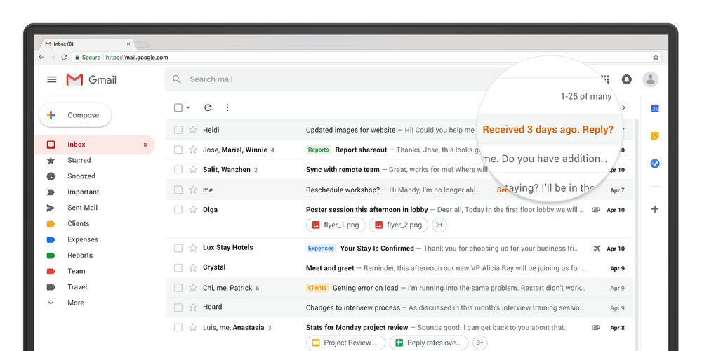 gmail recordatorio 3