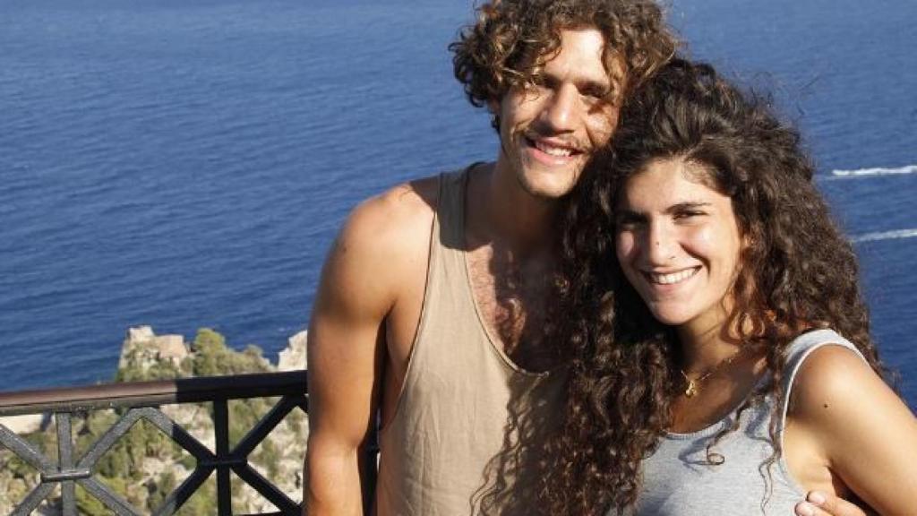 Davide en una imagen antes de contraer meningitis.