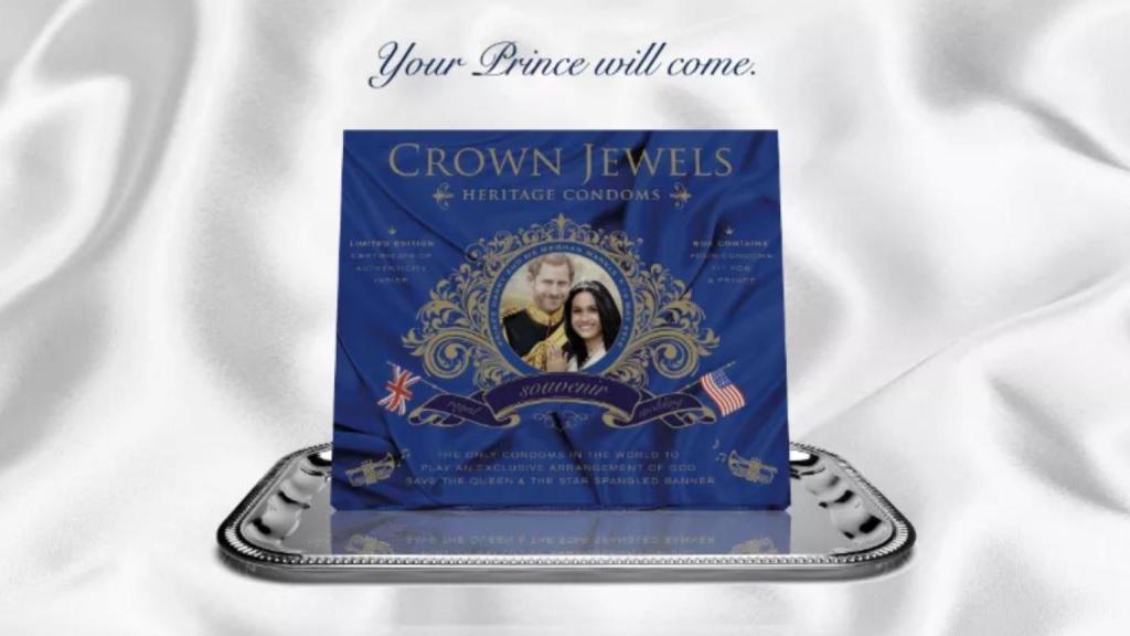 Condones conmemorativos.