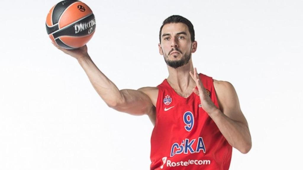 Leo Westermann, jugador del CSKA. Foto: cskabasket.com