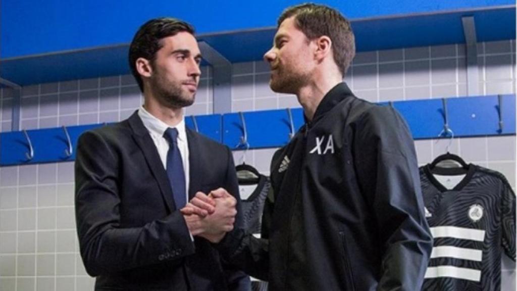 Arbeloa y Xabi Alonso. Foto: Instagram (@17arbeloa)